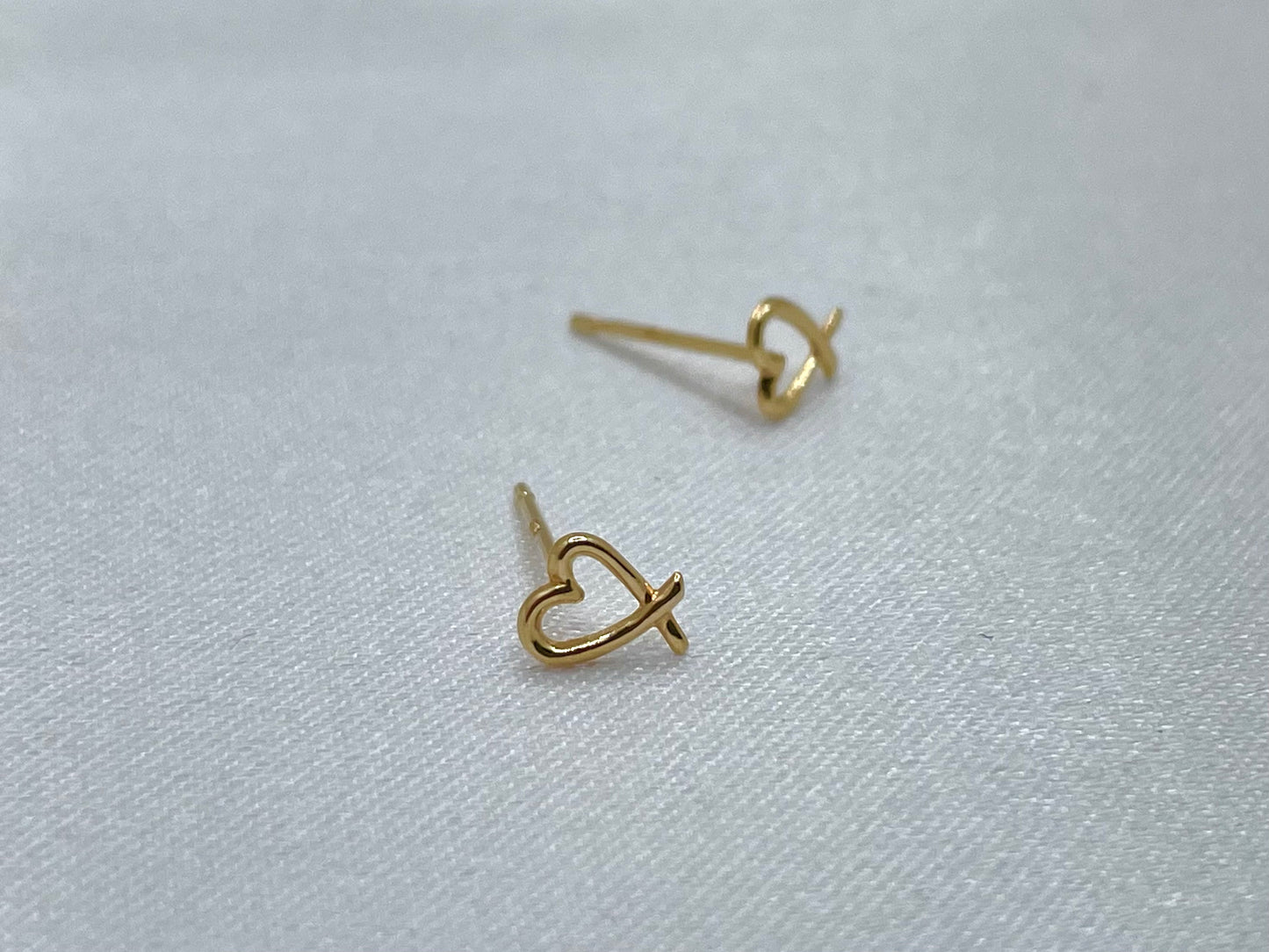 Little Heart Earrings (Pair)