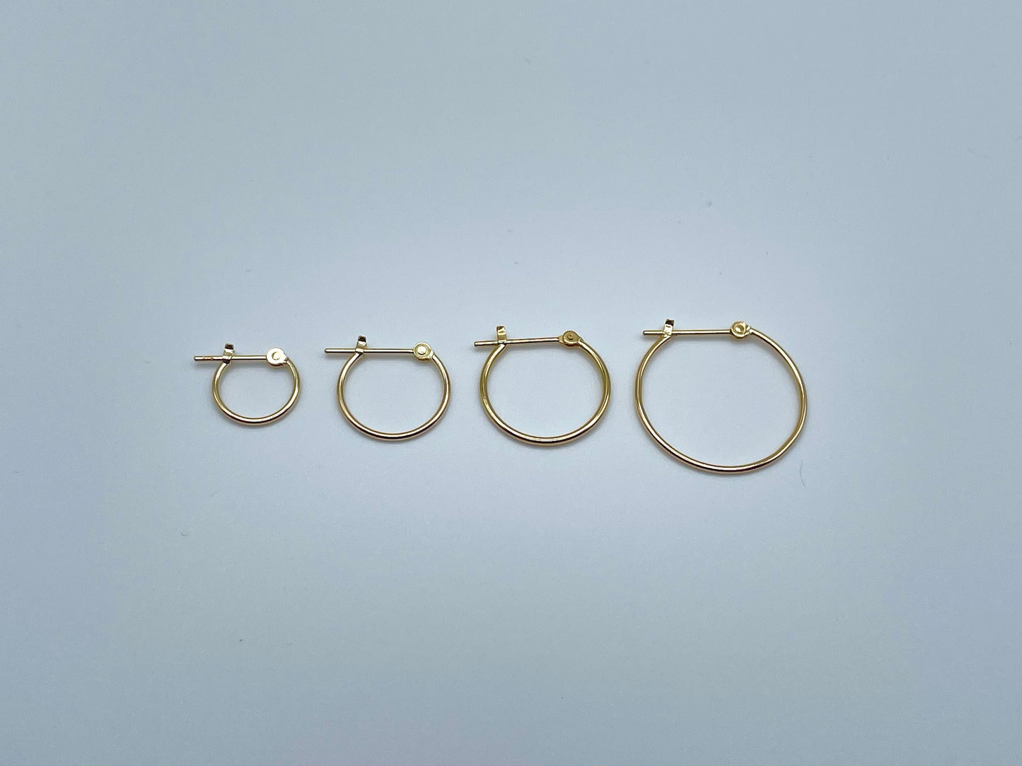 Mini (1x10) Hoop Earrings (Pair)